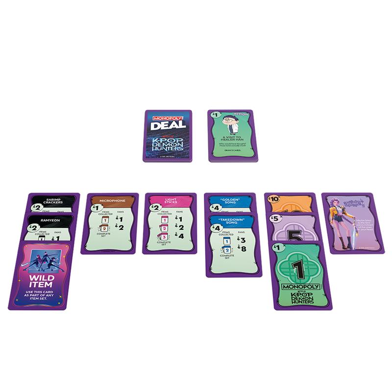 Monopoly Deal K-Pop Demon Hunters