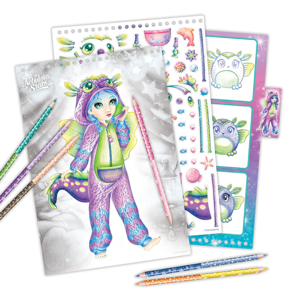 Carnet croquis de mode Nebulous Stars - Party Pyjama