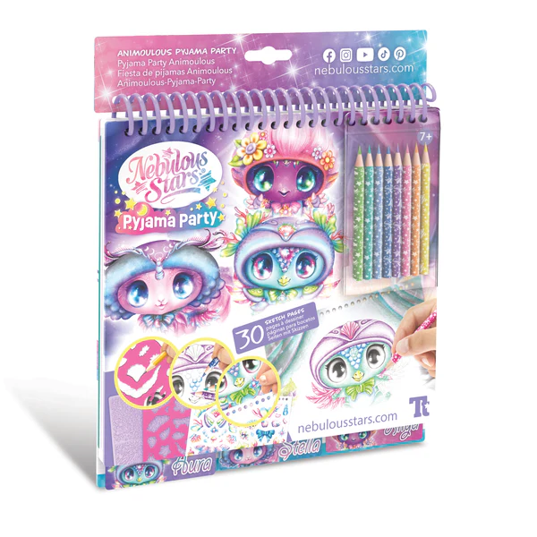 Carnet croquis Nebulous Stars - Party Pyjama animoulous