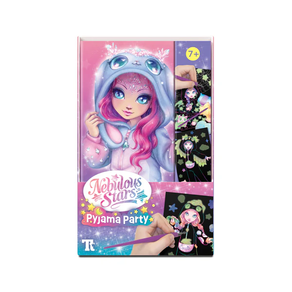 Pages à gratter à emporter Nebulous Stars - Party Pyjama