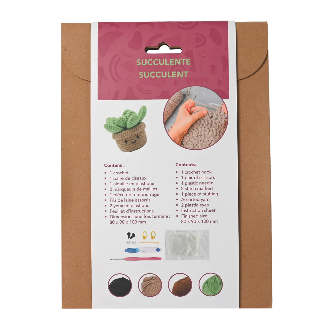 DIY Crochet Kit - Succulent
