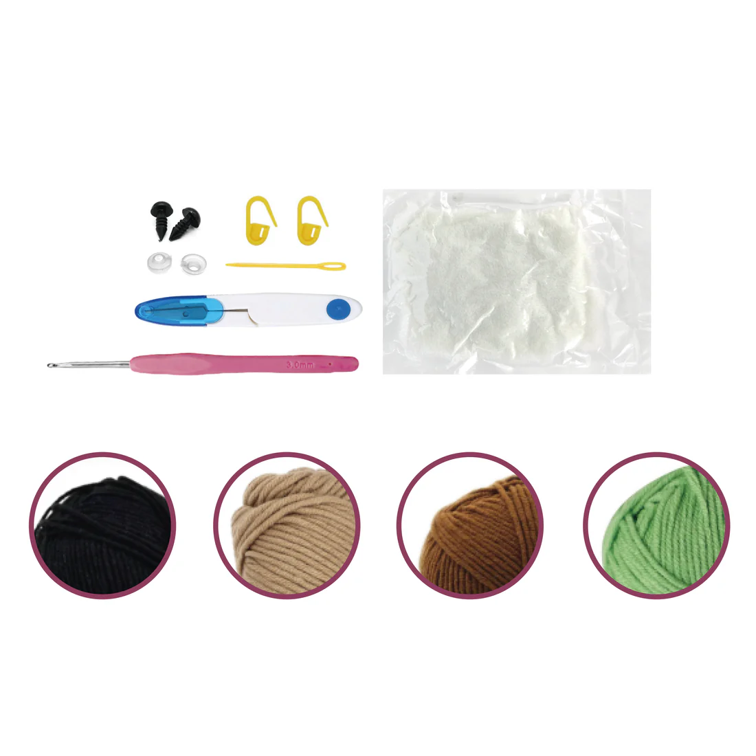DIY Crochet Kit - Succulent