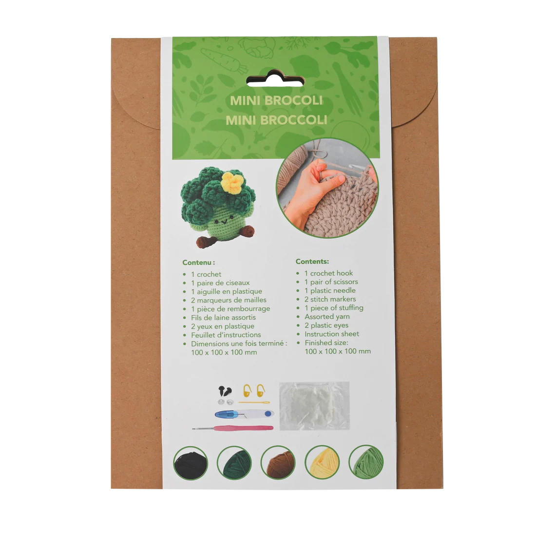 Kit DIY crochet - Mini brocoli
