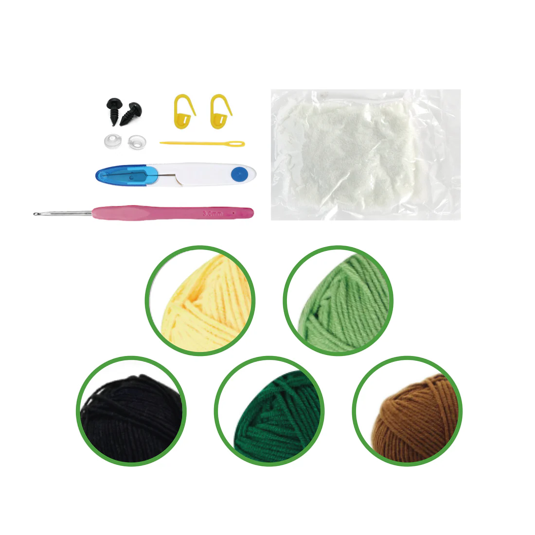 Kit DIY crochet - Mini brocoli