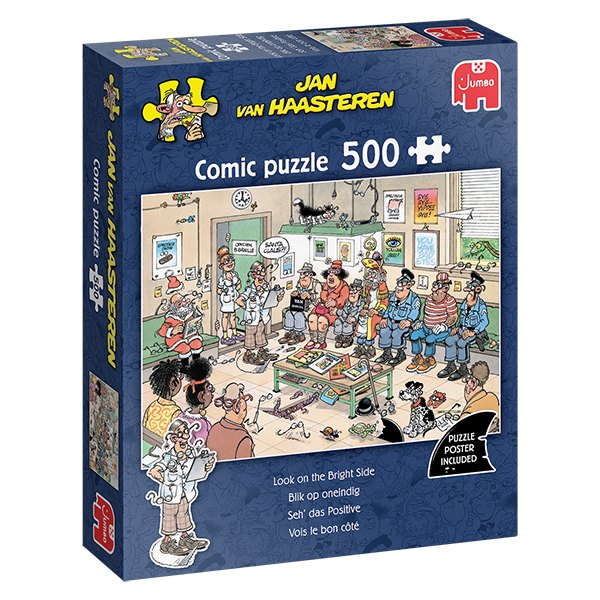 Casse-tête Jan Van Haasteren - Vois le bon côté - 500 pièces