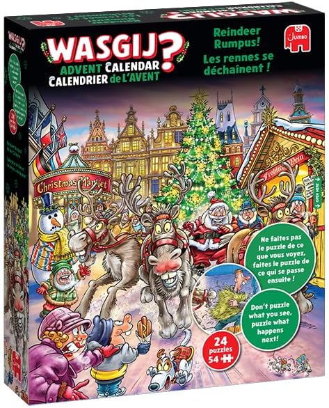 Wasgij? Advent Calendar – The Reindeer Are Going Wild! – 24 x 54 pcs