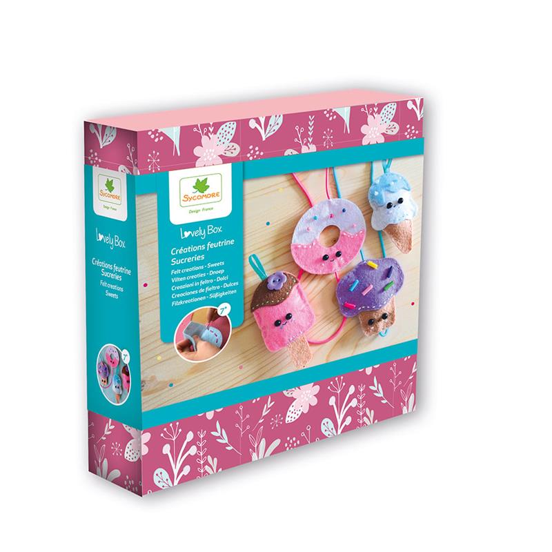 Lovely Box - Petit modèle - Créations de feutrine - Sucreries