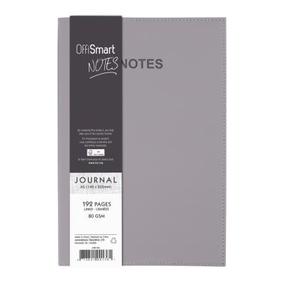 Journal de note deluxe en similicuir - 5x8 - Couleurs assorties