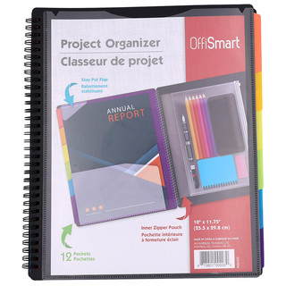 Classeur de projets - 12 pochettes