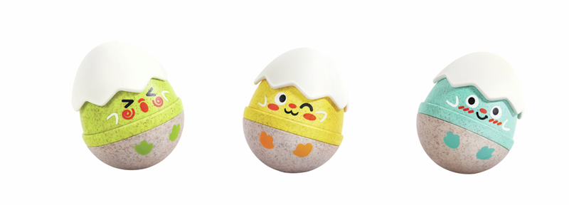 Ensemble de 3 hochets poussins
