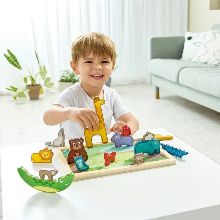 Casse-tête en bois Hape - Royaume des animaux