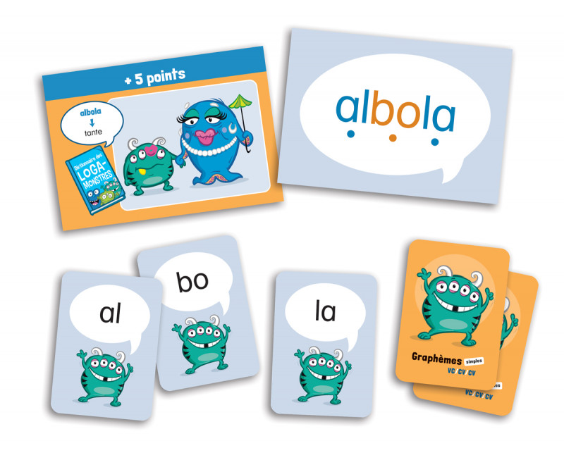 Logamonster 5: Simple Graphemes – VC/CV/CV