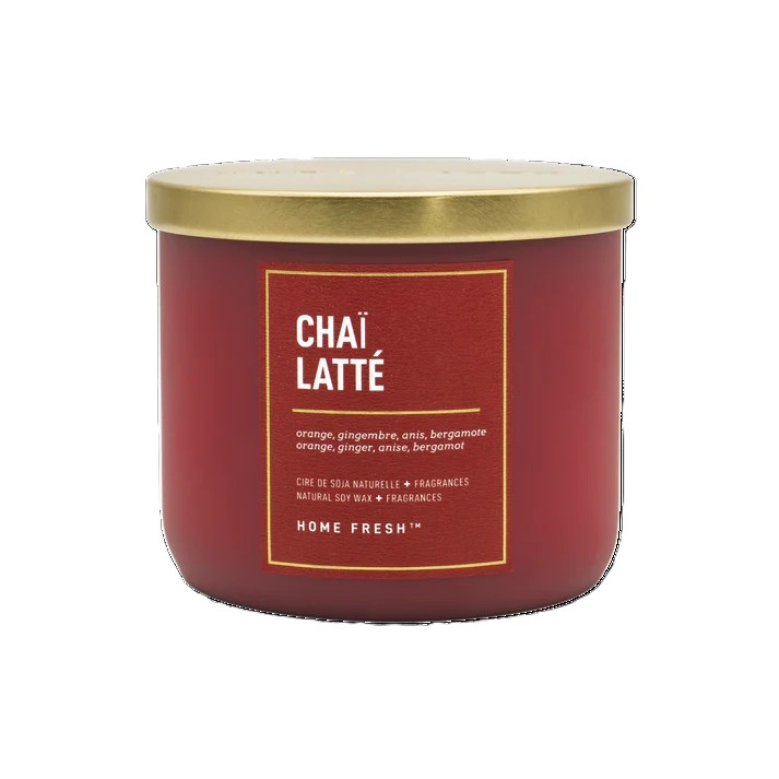 Chandelle Home Fresh - 3 mèches - Chaï latte