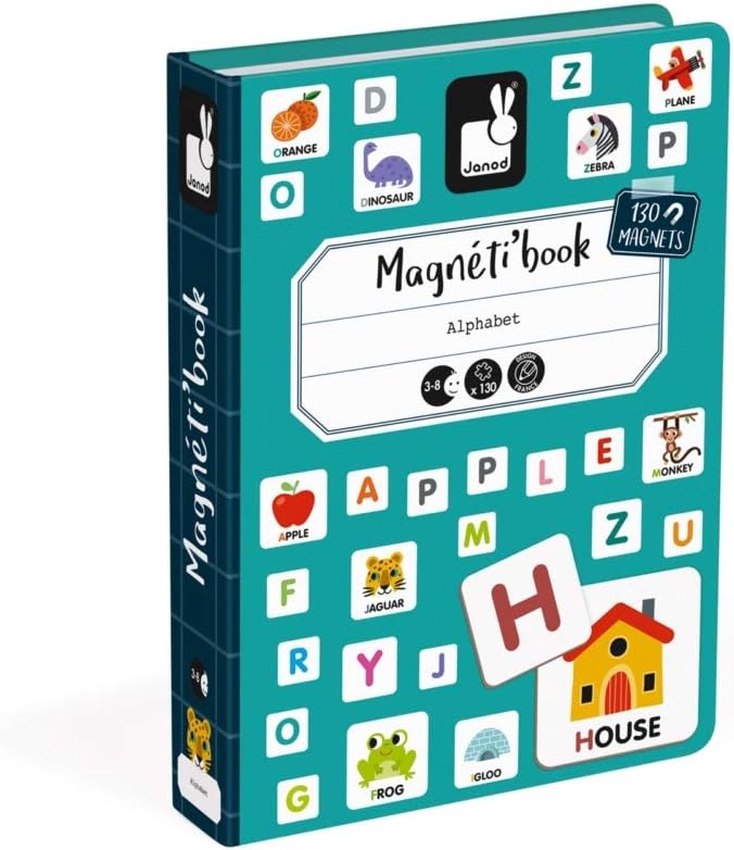 Magnéti'book alphabet anglais - 142 magnets