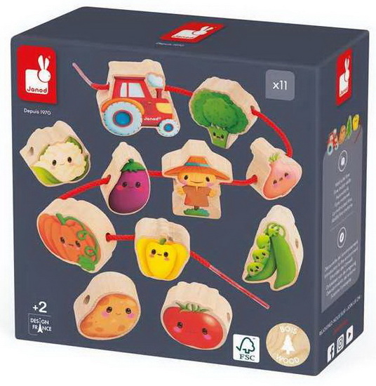 Perles à enfiler - Le potager