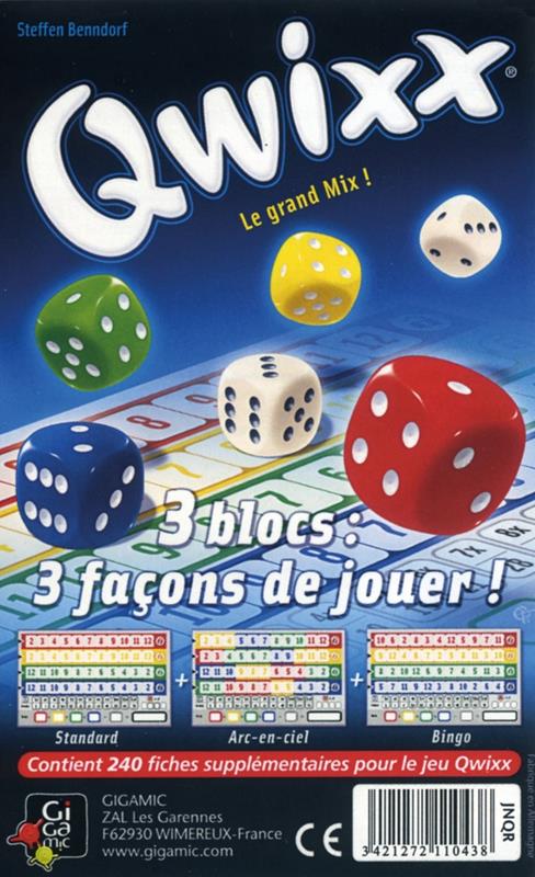 Recharge Qwixx - Le grand mix !