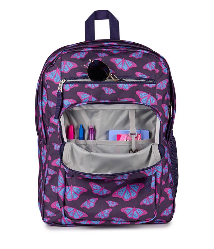 Sac à dos Jansport Big Student - Papillons violets