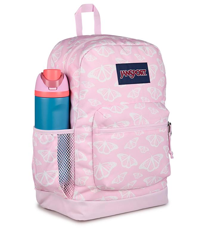 Sac à dos Jansport Cross Town Plus - Papillons roses