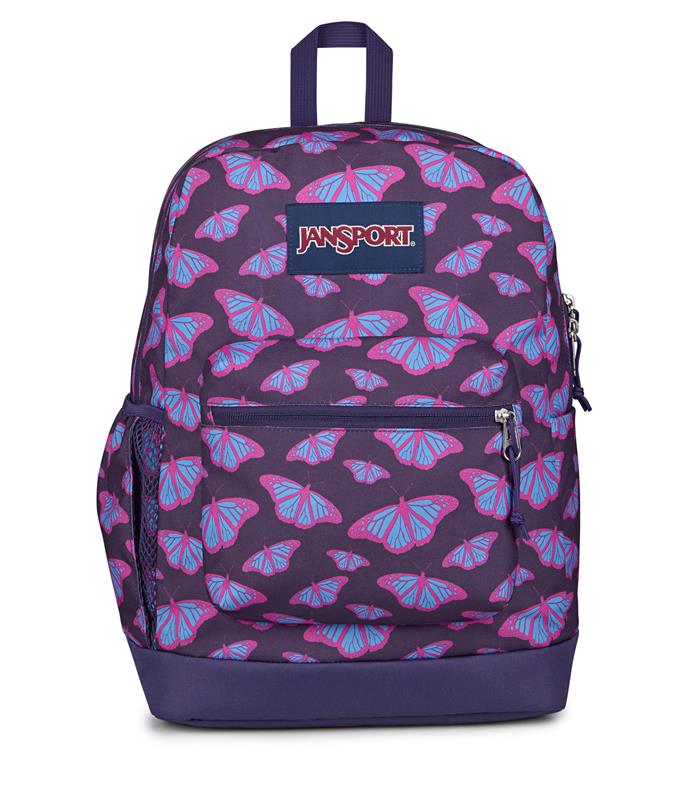 Sac à dos Jansport Cross Town Plus - Papillons violets