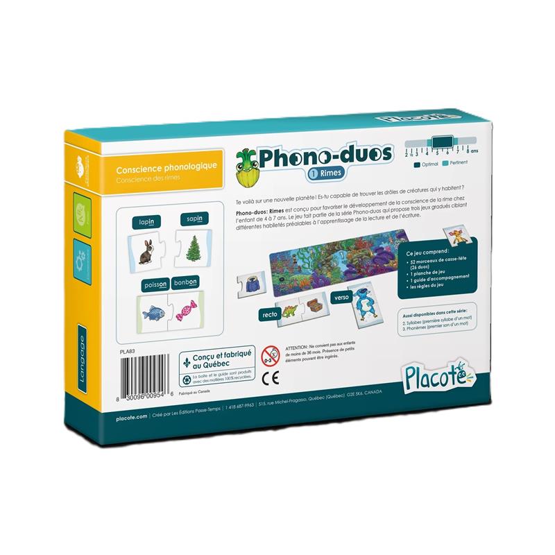 Placote - Phono-Duos : Rimes