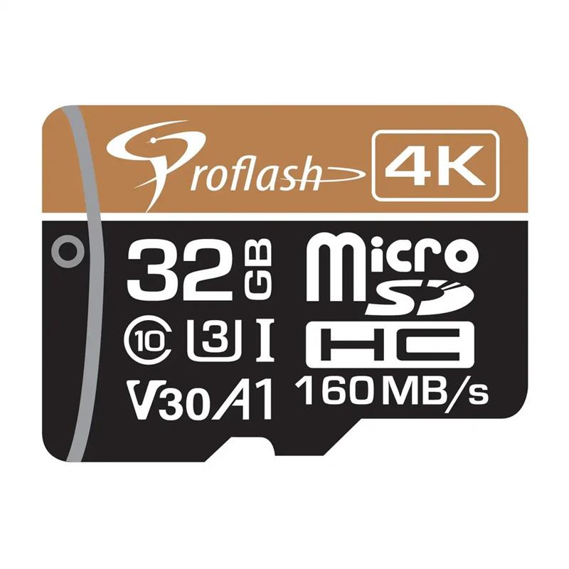 Carte micro SD-HC Proflash 4K - 32Gb
