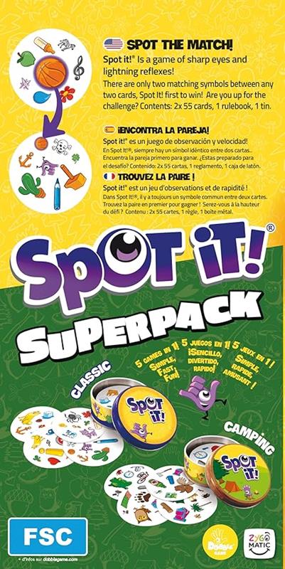 Spot it ! - Superpack : classic & camping