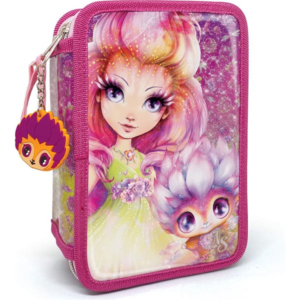 Nebulous Stars – 3-Flap Pencil Case: Petulia & Paloma