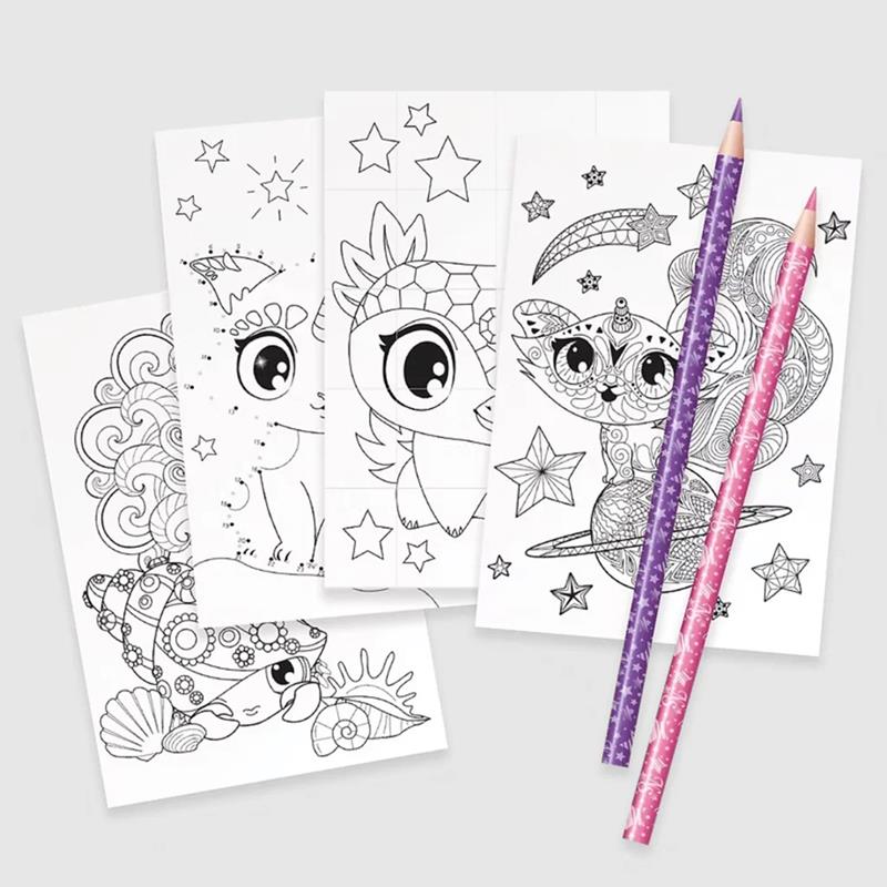 Nebulous Stars – 3-Flap Pencil Case: Estrelia & Astria