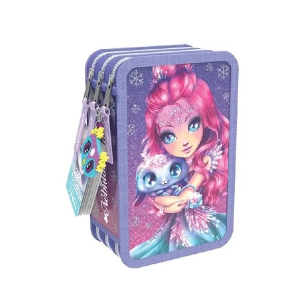 Nebulous Stars – 3-Flap Pencil Case: Cristalia & Agatha