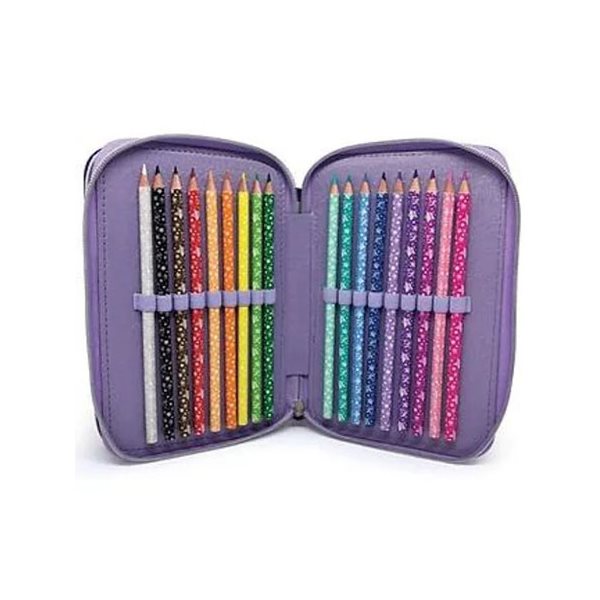 Nebulous Stars – 3-Flap Pencil Case: Cristalia & Agatha