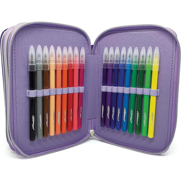 Nebulous Stars – 3-Flap Pencil Case: Cristalia & Agatha