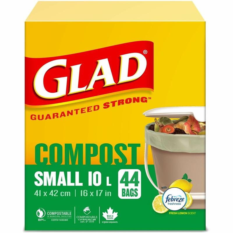Image Sacs à ordures 100% compostables petits