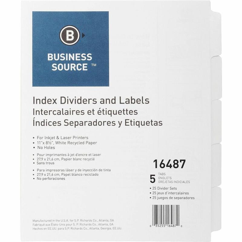 Image Intercalaires imprimables
