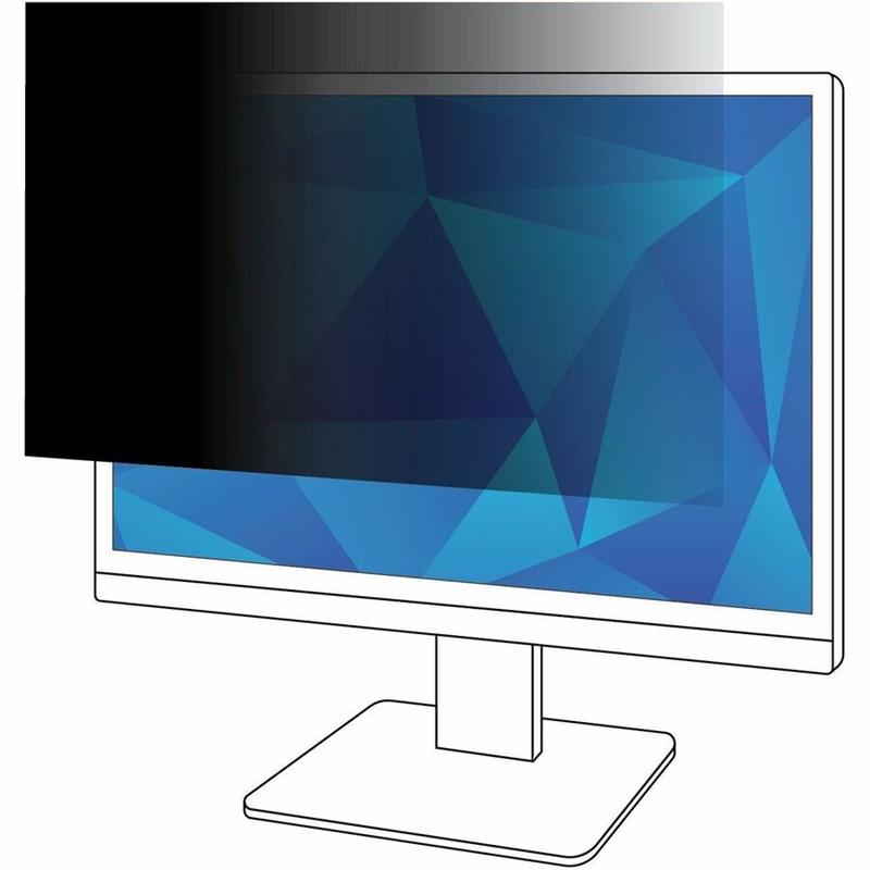 Image Filtre de confidentialité noir sans cadre