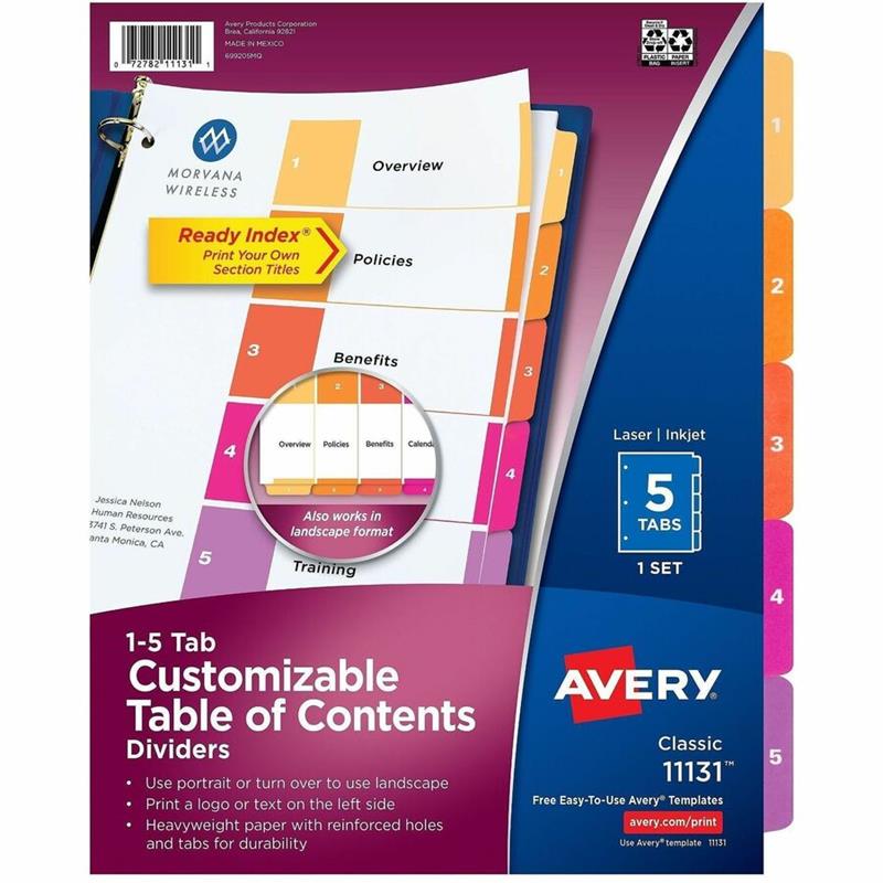Image Intercalaires Ready Index®