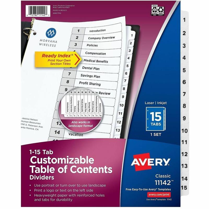 Image Intercalaires Ready Index®
