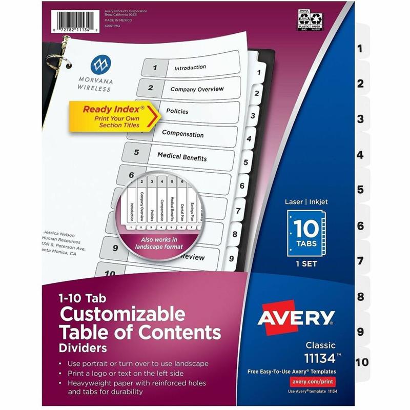 Image Intercalaires Ready Index®
