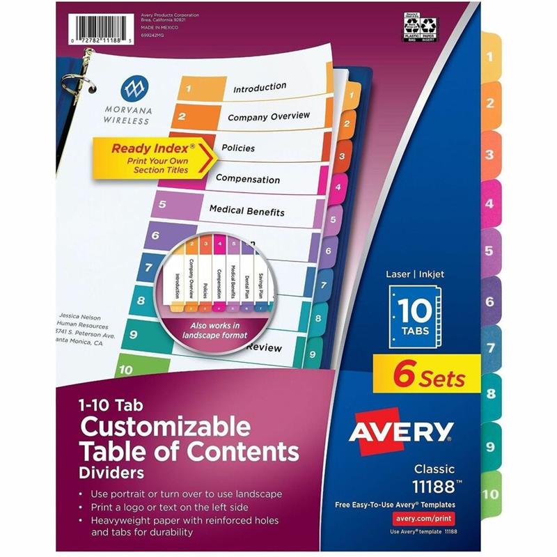 Image Intercalaires Ready Index®