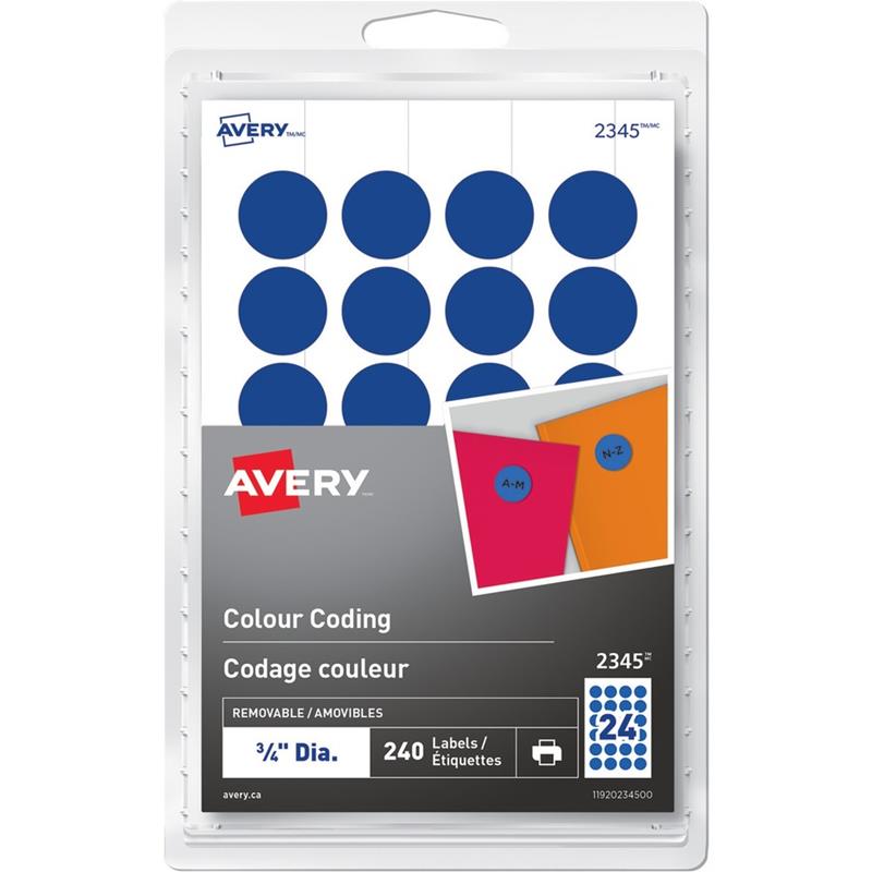 Image Étiquettes de codage couleur autoadhésives