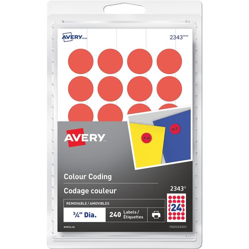 Image Étiquettes de codage couleur autoadhésives