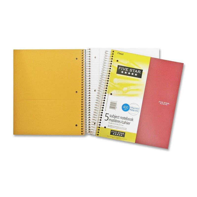 Image Cahier à reliure spirale Five Star®