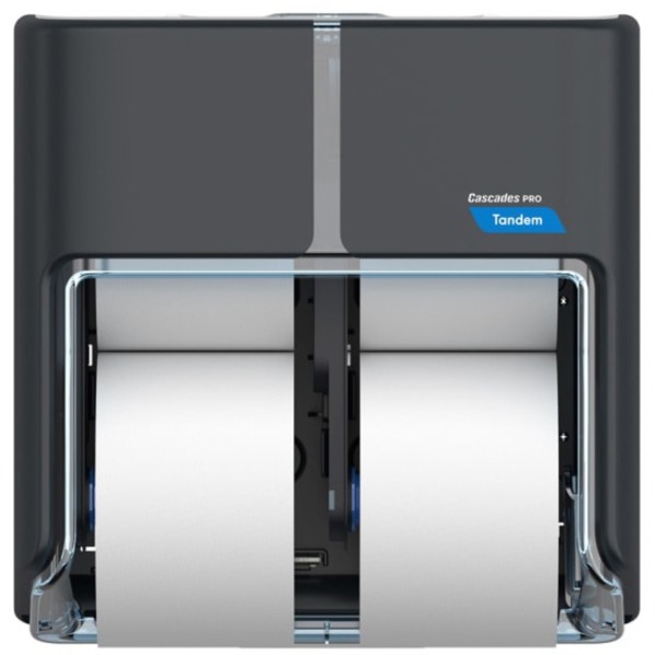 Image Distributeur de papier hygiénique Cascades PRO Tandem™  grande capacité à quatre rouleaux